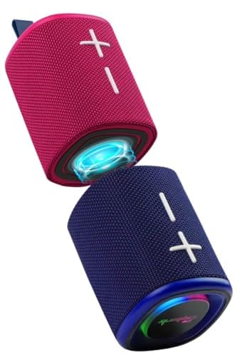 2 in 1 Magnetic Split Bluetooth Speaker, Color Blocking Waterproof Dual Splittable Portable Wireless Speaker 20W Loud Stereo Sound, Bluetooth V5.3, 24H Playtime, True Wireless Stereo for Home Outdoor