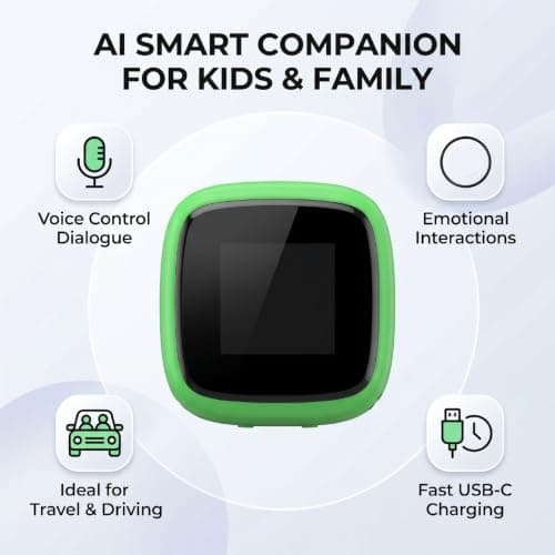 Yanmis AI Desk Robot with 1.54in Display & Voice Control — view 4