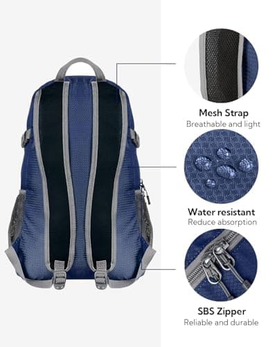 Waterfly Ultra Lightweight Foldable Backpack: 20L Packable Rucksack — view 5