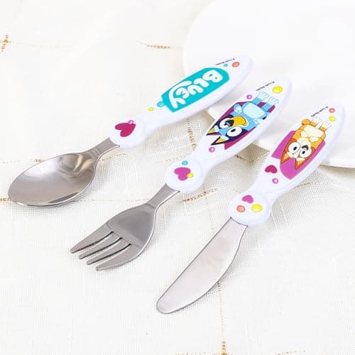 Bluey Kids 3 Piece Cutlery Set – Includes Knife, Fork and Spoon — view 6