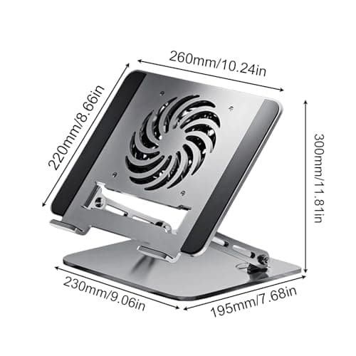 Laptop Riser Portable Carbon Steel Mount — view 6