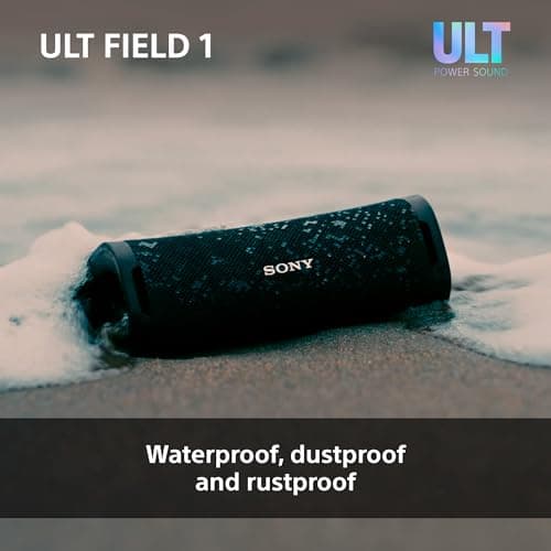 Sony ULT FIELD 1 - Wireless Bluetooth Portable Speaker with ULT POWER SOUND, Ultimate Deep Bass, IP67, Waterproof, Dustproof, Shockproof, 12hr Battery, Clear Call Quality, Outdoor, Travel - Off White — view 4