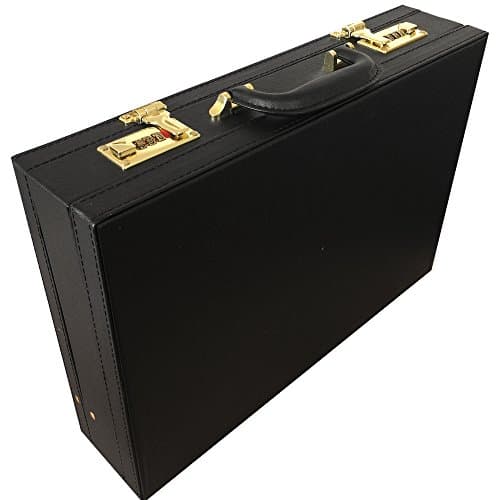 Freelogix Executive Faux Leather Briefcase Laptop Hand Luggage Pilot Case — view 2