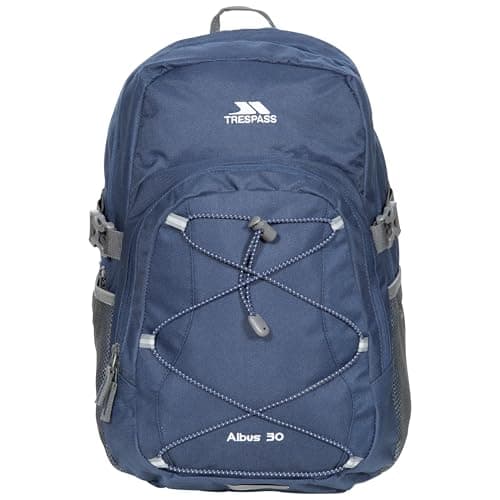 Trespass Mens Backpack Albus - Perfect Rucksack for School Hiking Camping or Work, 30 Litre with Padded Straps, Multi Function With Internal Pockets — view 2