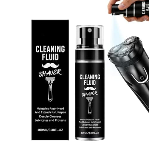 Powerful Shaver Cleaner - Electric Clipper Wash Spray, 100ML Fast Drying Formula, Spray Material Gentle Clean, Grooming Tool Accessory, Men Dad Father Grandpa Home Travel