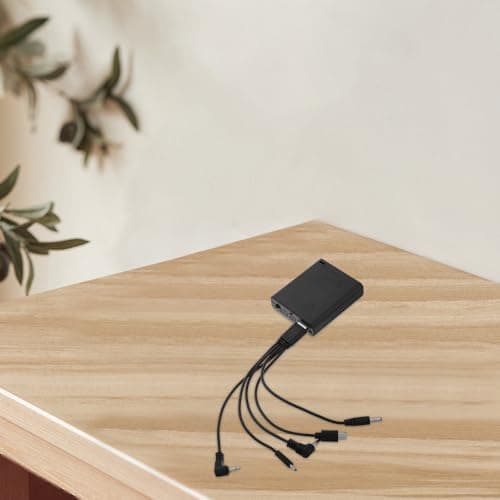 Safe Box Backup Battery Power Supply for Door Lock, Black Plastic — view 6