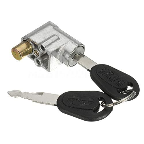 Electric Bike Battery Case Power Lock with 2 Keys,Anti Theft Safety Locks Ebike Cylinder Lock,Compatible with Motorcycle Electric Bike Scooter E-Bike — view 4