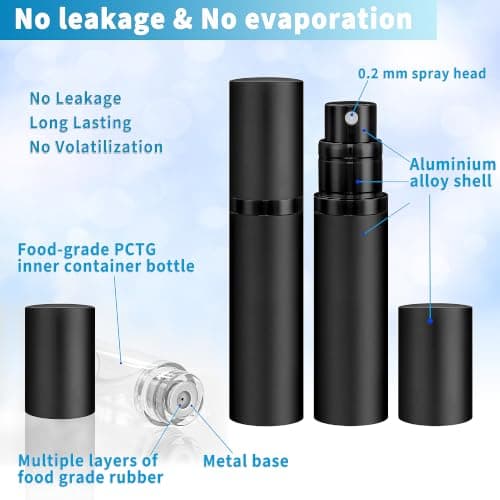 5ml 1-Pack Travel Refillable Perfume Atomiser Bottle, Perfume Refill Bottle — view 3