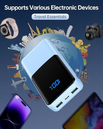 Power Bank 27000mah Fast Charging, External Pack Portable Charger Powerbank — view 6