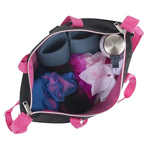 MADISON & DAKOTA Over the Shoulder Garment Dance Bags for Girls, Teen Dancers, Costumes, Boys | Holographic Glitter Dance Workout Bag for Kids, Competitions (Dance 2) — view 3
