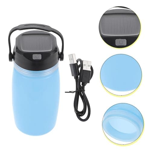 Solar Charging Kettle USB for Camping, 730ml Lightweight Night Light — view 5