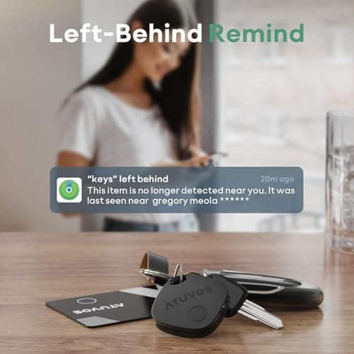ATUVOS Smart Air Tag and Wallet Tracker Card, (iOS Only) — view 5