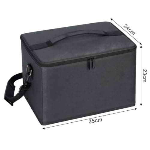 EVERGOODS Professional Hairdressing Tool Storage Bag, Foldable Barber Scissors Case Organizer Large Capacity Portable Hair Stylist Toolbox for Salon Travel Home UseDurable Waterproof — view 2