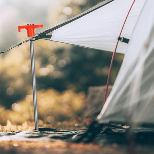 Saerryor 10 Pack Tent Pegs Metal Heavy Duty Camping Pegs — view 4