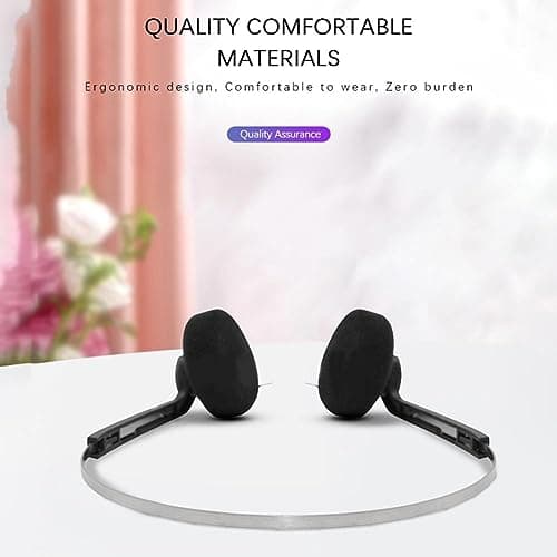 Retro Over-Ear Earphones,Mini Stereo Lightweight Headphones with Cord,Hi-Fi Stereo Earphone Headset,80s 90s Vintage Headset Wired,Walkman Headphone,for Most Mobile Phones Playback Pevices Headphones — view 5