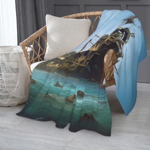 Flannel Throw Blanket Ultra Soft Lightweight All Season Fleece Bed Blanket — view 6