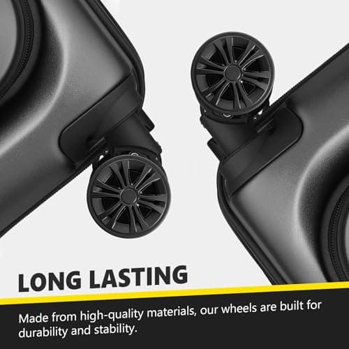8 Pack 55mm Luggage Wheels Replacement Kit for Suitcase Caster Repair — view 3