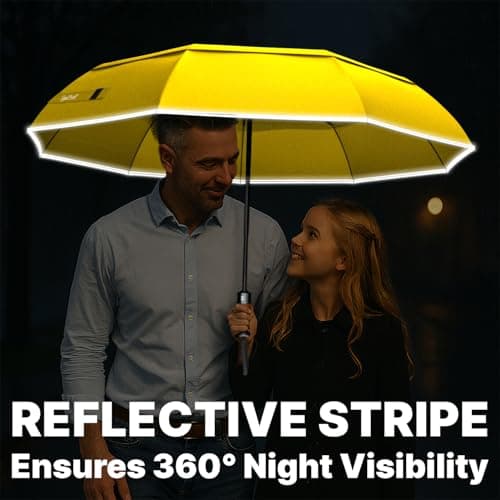 Royal Walk Folding Travel Compact Umbrella Windproof Strong for Men & Women — view 6