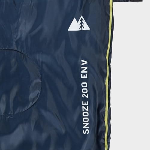 Eurohike Snooze 200 Sleeping Bag for Adults, Teens, Kids, 1 Person, 2 Season, Spacious, Lightweight, Rectangular, Indoor & Outdoor Use, Camping, Hiking, Backpacking, Travelling, Stuff Sack (Navy) — view 6