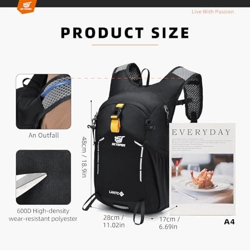 SKYSPER Small Hiking Backpack - 25L Travel Rucksack Lightweight Daypack — view 5