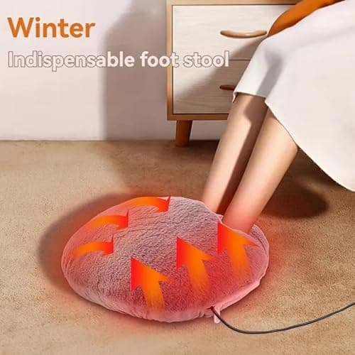 Foot Warmer – Electric USB Plug-in Heater, Detachable and Washable Design, Constant Temperature | Winter Device Created for Keeping Cold Feet Warm, Daily Comfort, and Relaxing Indoor Use — view 4