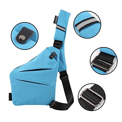 Ovecat Unisex Anti Theft Sash Sling Crossbody Bag — view 5