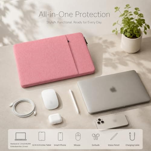 ProElife 13-Inch Laptop Sleeve for MacBook Air 13.6 M5/M4 & MacBook Neo — view 6