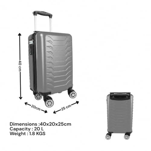 T-HC-US-1627 Ryanair Cabin-Sized Travel Trolley Suitcase — view 2