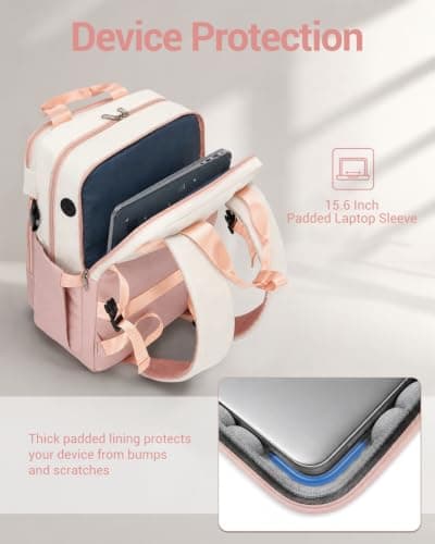 Kono Laptop Backpack Womens School Bags for Girls Lightweight Rucksack — view 3