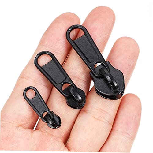DIYEAH 36pcs Zipper Slider Replacement Kit Metal Detachable Sliders for Coats Bags Suitcases Zipper Repair Kit Quick Release Pull — view 4