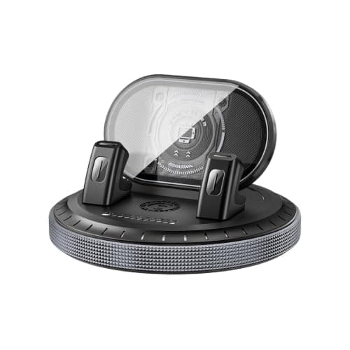 Mimoqk Dashboard Phone Mount Hands-Free Automatic Locking Adjustable