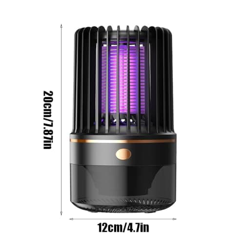 Mosquito Killer Lamp, USB Rechargeable Light Bug Zapper, 3 in 1 Silent UV mosquito killer for Indoor and outdoor 360° Attract Flying Insects — view 2