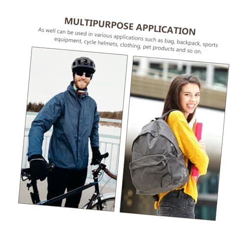 NUOBESTY Mini Quick Release Buckles 10Mm Detachable Plastic Strap Buckles for Backpack Luggage Outdoor Gear and Diy Accessories 20 Pieces — view 3