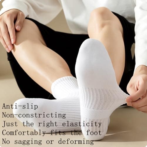 XIUDONG 12 Pairs Ultra-Lightweight Breathable Socks for Men & Women – Low Cut Invisible Design for Sneakers, Loafers & Travel – Black/White/Grey Multipack (One Size Fits Most) (Grey) — view 4