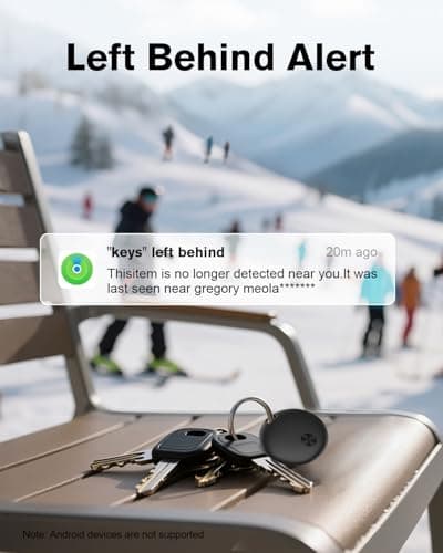 Hauibela Air Tracker Tag Item Finder Compatible with Find My APP (iOS Only) — view 3
