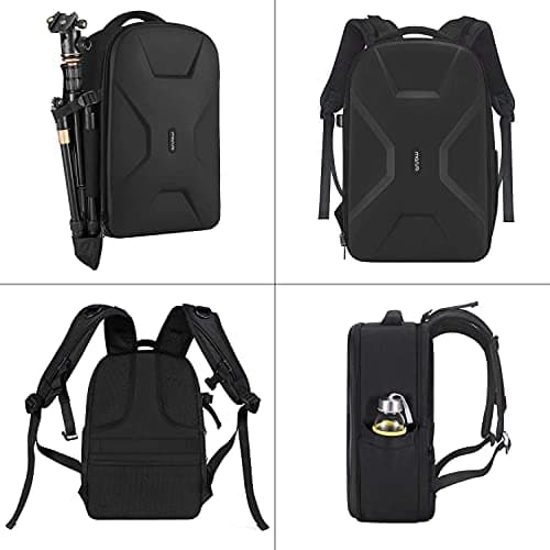 MOSISO Camera Bag,Waterproof Hard Photography Camera Backpack, Black — view 5