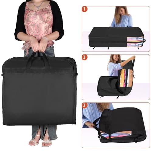 KEEGH 50 In Suit Carriers for Men for Travel with Handles and Buckle Straps — view 5