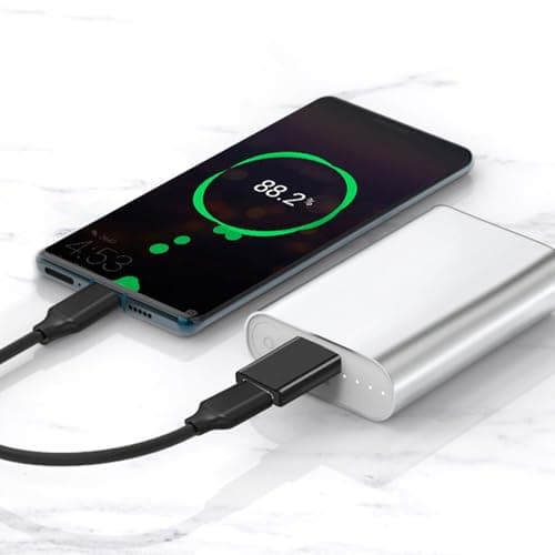 alloneslife USB a to USB C Adapter Compatible for Phone 15 16, Rose Gold — view 2