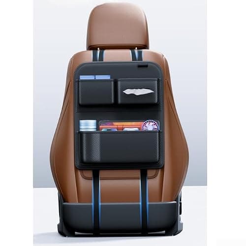 Leather Car Seat Back Efficient for Phone Wallet Leather Car — view 5