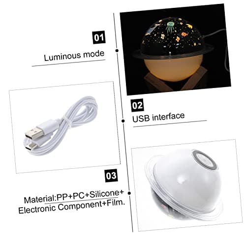 LED Night Light Humidifier 250ml USB Desktop Cool Mist — view 5