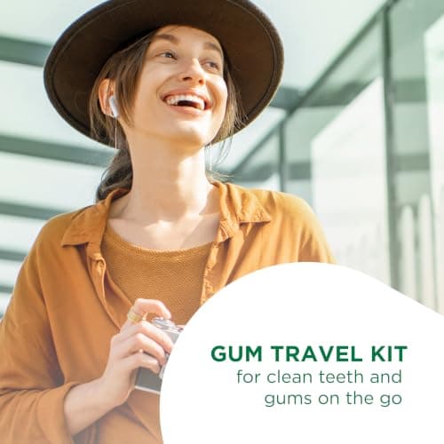 GUM Travel Kit | Foldable Toothbrush | Original White Toothpaste | White Dental Floss | 2 Soft-Picks Original | 1 Travel Kit (with 2 Bonus Samples) — view 2