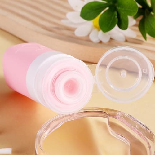 INSFIT Travel Bottles for Toiletries, CAA Approved 60ml Travel Size Containers, BPA Free Leak Proof Squeezable Silicone Tubes for Shampoo Conditioner Lotion Soap with Labels — view 2