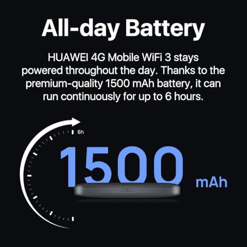 Huawei E5783-230, CAT 6, Super-Fast 4G 300 Mbps, Travel Wi-Fi Hotspot (Genuine UK Warranty Stock)- Black — view 4