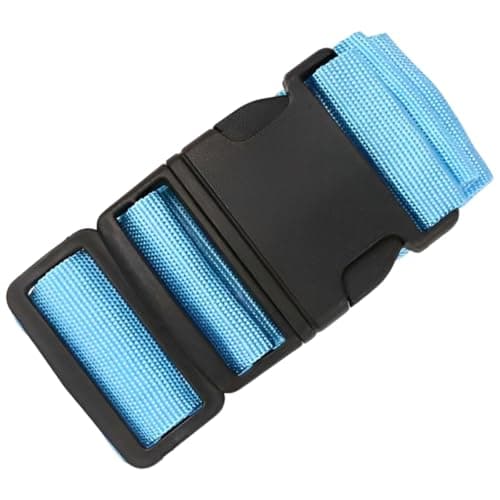 KINDOYO Luggage Suitcase Straps - Travel Accessories Thickened Luggage Belt with Quick Release Buckle, Adjustable Travel Luggage Straps for Suitcase Baggage, Blue, 1 Piece