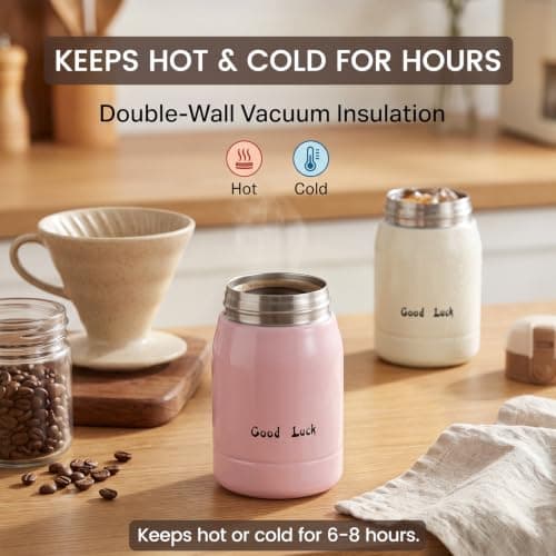 2 Pcs Small Insulated Water Bottle 200ml Stainless Steel Mini Travel Flask — view 6