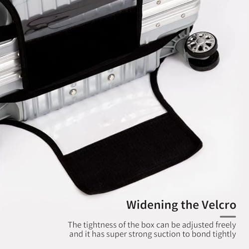30-Inch Transparent Luggage Cover, Waterproof PVC Protector for Suitcases — view 6