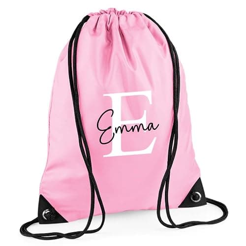 Chicken Craft Customisable Personalised Drawstring Bag - Ideal PE Kit, Gym, and Swimming Bag for Boys, Girls, Kids in Nursery and Primary School, Available with Monogrammed Initial and Name — view 2