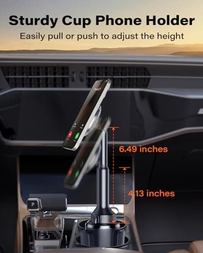 OQTIQ Phone Cup Holder Car Mount Compatible with MagSafe — view 2