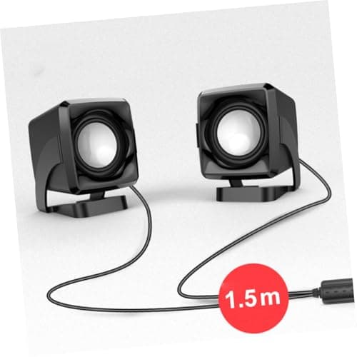 2Pcs USB Mini Portable Computer Speakers for Laptop Desktop Pc Home Office — view 5
