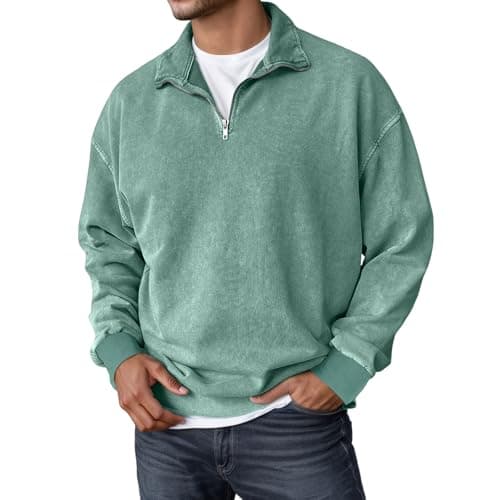 CEWIFO Men Sweatshirt Set Honeymoon Light Green